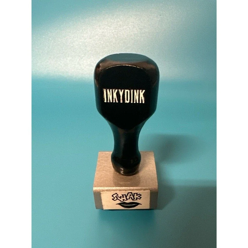 Vintage INKYDINK Wooden SWAK Ink Stamper
